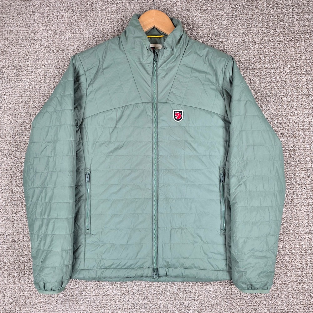Fjallraven Expedition X-Latt Jacket Womens Medium Frost Green Puffer